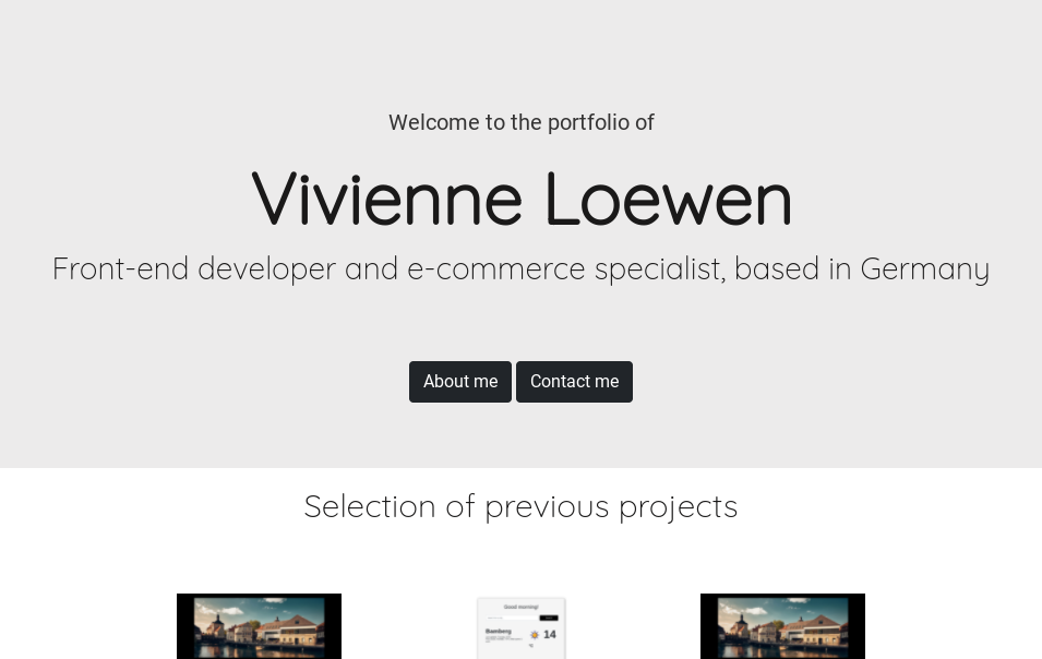 Website portfolio self coded